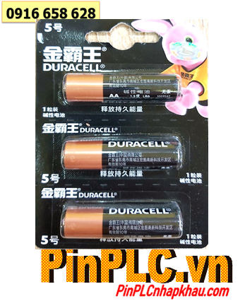Pin Duracell Pro AA LR6 MN1500 Alkaline 1.5v chính hãng (Phiên bản màu đen siêu xịn-Vỉ 3viên) | TẠM HẾT HÀNG 